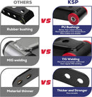 KSP 1-2 inch Lowering Leveling Kit Rear Drop Shackles Kit for 1999-2018 Chevy Silverado 1500 GMC Sierra 1500 VS Others