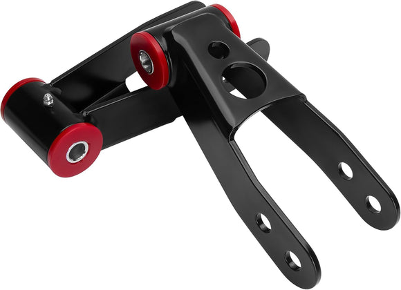 KSP 1-2 inch Lowering Leveling Kit Rear Drop Shackles Kit for 1999-2018 Chevy Silverado 1500 GMC Sierra 1500