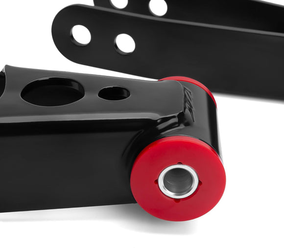 KSP 1-2 inch Lowering Leveling Kit Rear Drop Shackles Kit for 1999-2018 Chevy Silverado 1500 GMC Sierra 1500