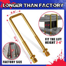 U bolts fit the lift height 2-4"