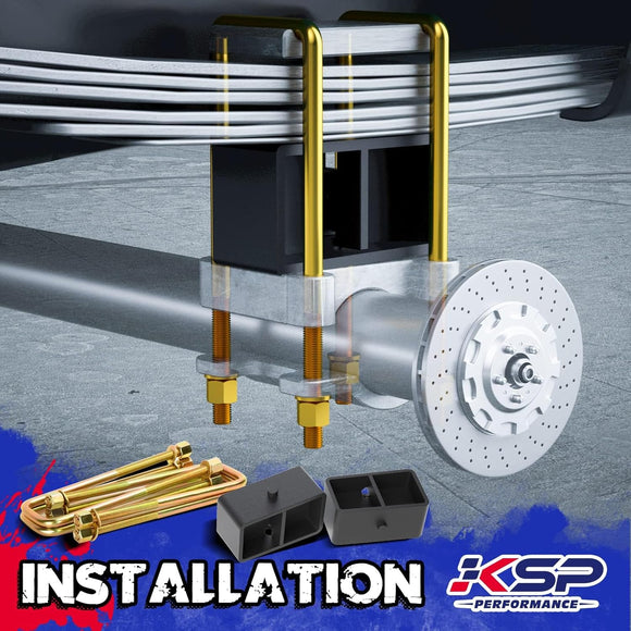 KSP Rear lift kits Installation diagram