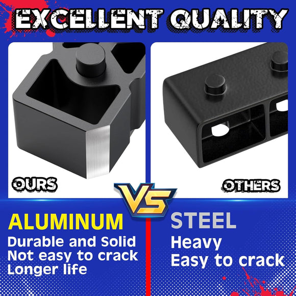 KSP Aluminum Rear Lift Kits has durable and solid, not easy to crack longer life