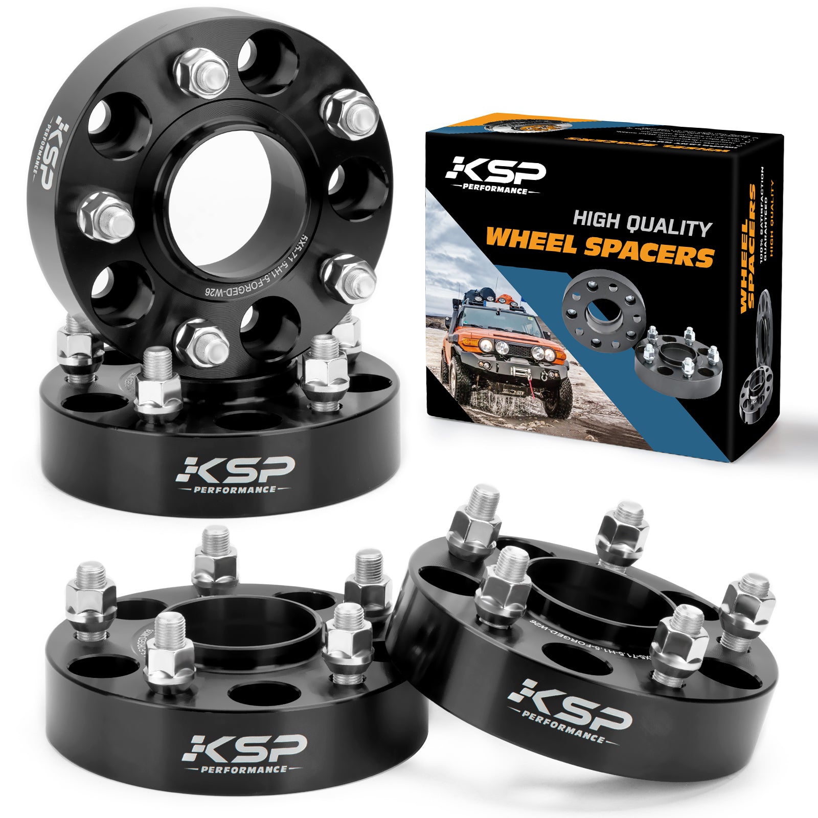 1.5 inch 5x5 Hubcentric Wheel Spacers For Jeep Wrangler Grand Cherokee Commander
