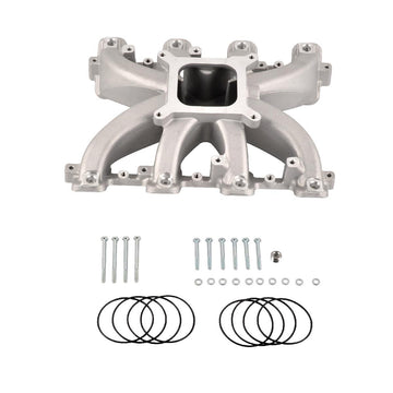 Satin Aluminum Engine Intake Manifold Single Plane EFI For GM LS1 LS2 LS6 300-137