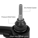 Front Upper Control Arms for OE / 4-6 inch lift 07-18 Chevy Silverado GMC Sierra 1500-4