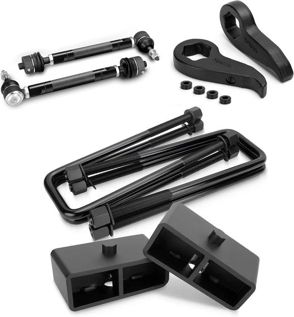 Suspension Lift Kit with 0-6" Adjustable Tie Rod