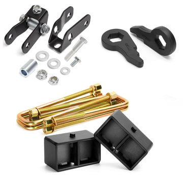 KSP Suspension Lift Kits with 2-4" Front Shock Extenders for Chevy GMC
