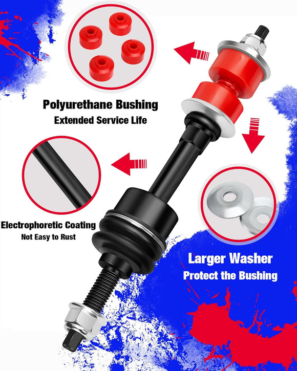 KSP front suspension sway bar links for 2006-2018 Dodge Ram 1500 Parts