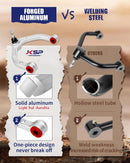 Comparison between KSP forged aluminum and welding steel components