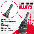 Advantages of KSP alloy ball joints: anti-rust ability, increase in strength, never rust and heat treated