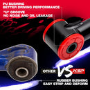 Comparison of KSP PU bushing and other rubber bushing, "U" groove design, no noise and oil leakage