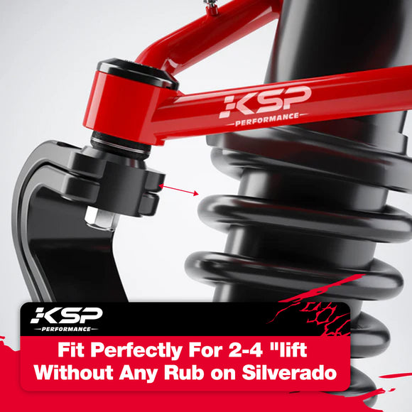 KSP Fit Perfectly For 2-4 "lift Without Any Rub on Silverado