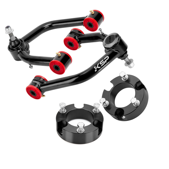 KSP 2-4" Upper Control Arm and 3" Front Lift Kits for Toyota Tacoma
