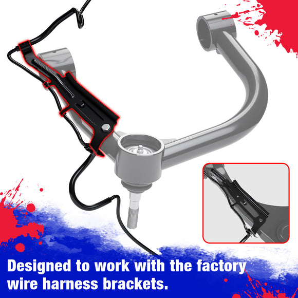 KSP 2-4" Upper Control Arms for 2024-2025 Toyota Tacoma fit Factory Wire Harness Brackets