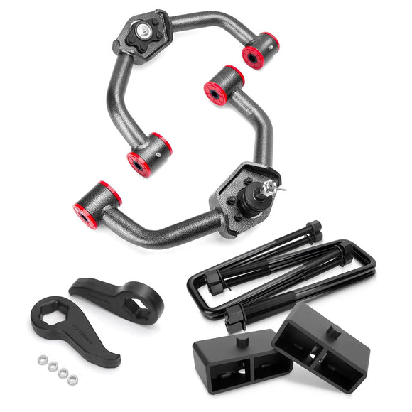 KSP Upper Control Arm with Torsion Key+2" Rear Lift Kits for Chevy GMC 