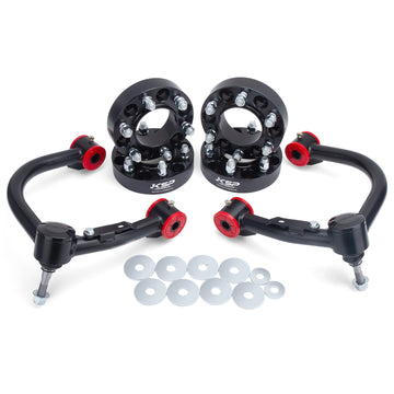 KSP 2-4" Upper Control Arm with 1.5 inch 6×5.5 Wheel Spacers for Toyota Tundra