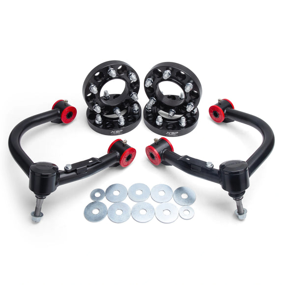 KSP 2-4" Upper Control Arm with 1 inch 6×5.5 Wheel Spacers for Toyota