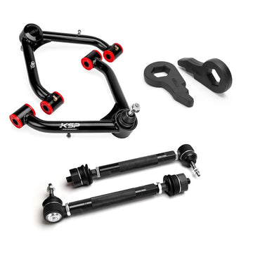 KSP Upper Control Arms with Tie Rods+ 1-3" Torsion Key for Chevy GMC
