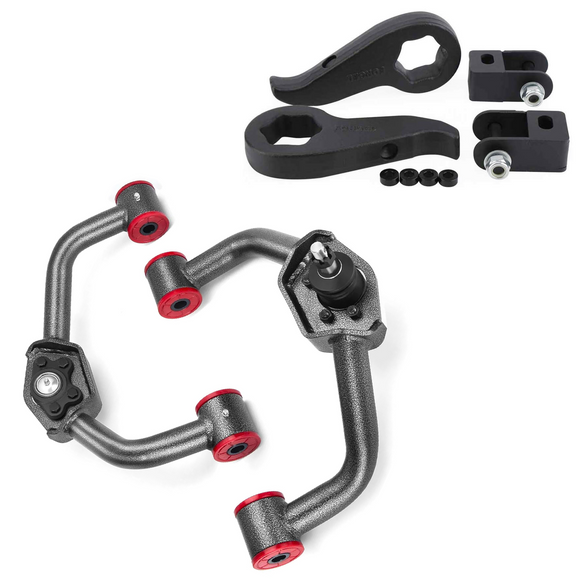 KSP Black Upper Control Arms with 1-3" Torsion Key for Chevy GMC