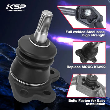KSP Lower Ball Joint Replacement for MOOG K6292 with Welded Steel Base