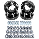 KSP M12x1.5 to M14x1.5 Wheel Adapter Spacers with M14x1.5 Lug Nuts for Toyota