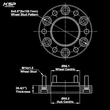 KSP Wheel Spacer size for Toyota