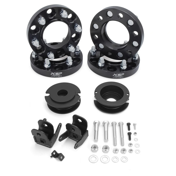 KSP 1 inch 6x5.5 Forged Wheel Spacers with 2 inch Rear Lift Kit for 2022-2025 Toyota Tundra 4WD