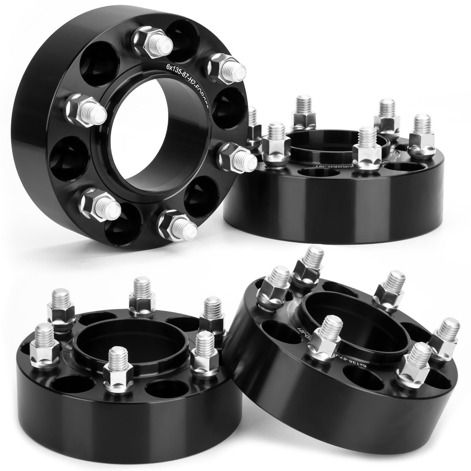 1.5 inch 6x135mm F150 Wheel Spacers 14X2.0 For 2004-2014 Ford Expedition Lincoln Navigator Hubcentric