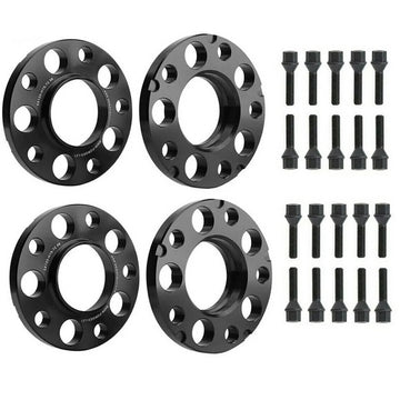 KSP 4pcs 5x120 15mm+20mm Hubcentric Wheel Spacers with Extended Bolts for BMW
