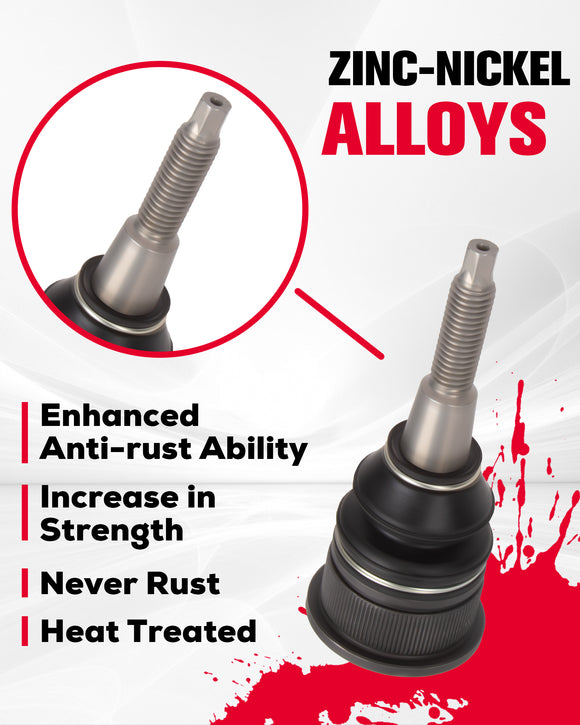 KSP Ball joints have stronger rust resistance