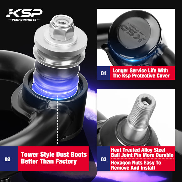 KSP Toyota Tundra 2000-2006 Ball Joints have stronger rust resistance
