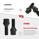 20pcs Conical Seat 14x1.5 Stock 27MM Lug Bolts For AUDI MERCEDES-5