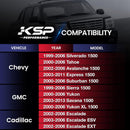 Compatible with Silverado Sierra 1500 1999-2006 Red Control Arm – KSP