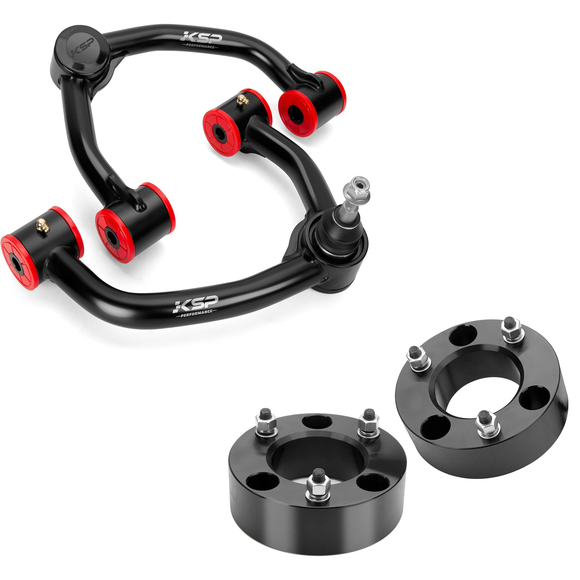 KSP Upper Control Arms with Front Leveling Lift Spacers Kit for Ford f150