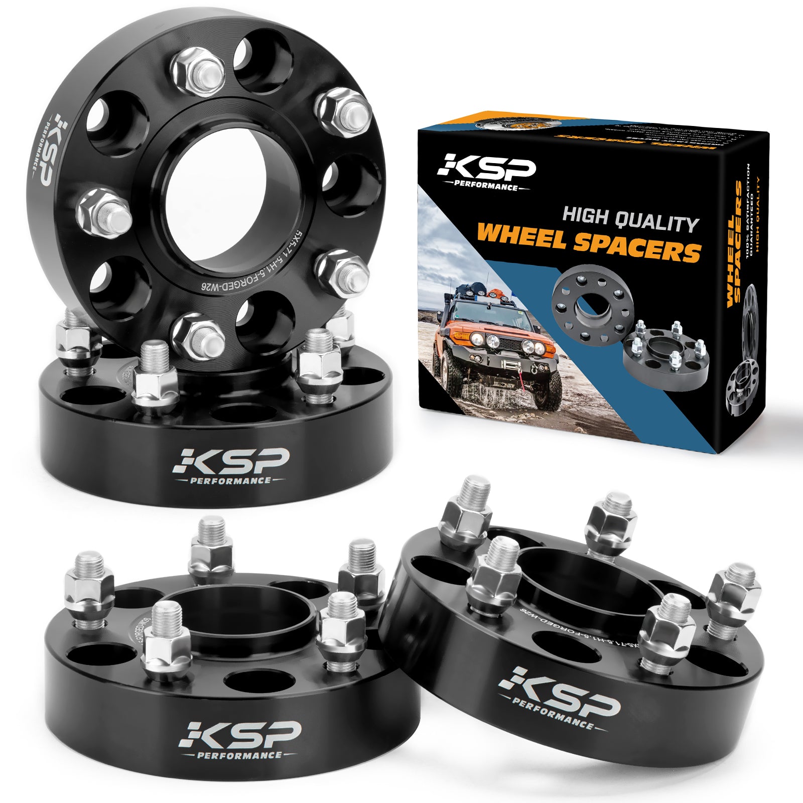 Hubcentric Wheel Spacers 5x5" For Jeep 1.5" Wrangler Grand Cherokee Commander xccscss.