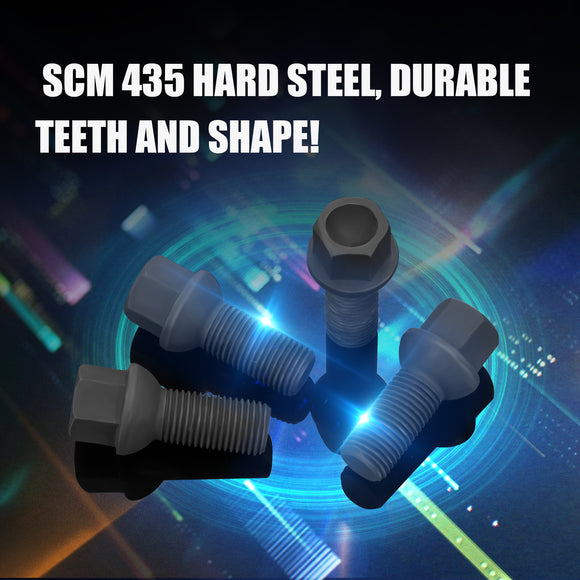 20pcs 14x1.5 Ball Seat 28MM Lug Bolts For AUDI MERCEDES