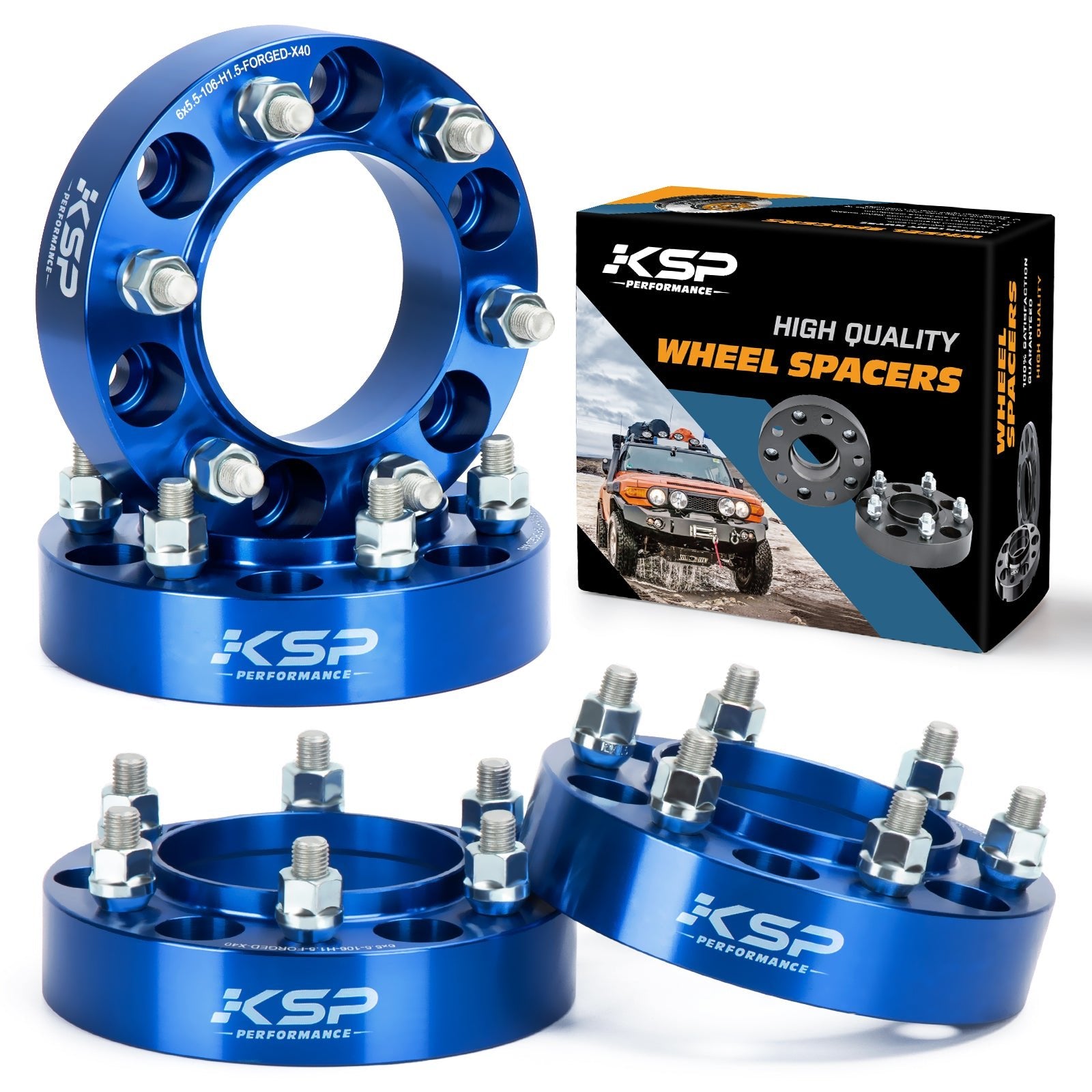 Wheel Spacers 1.5 inch 6x5.5" Hubcentric Forged For Toyota Tacoma 4Runner Tundra FJ Cruiser xccscss.