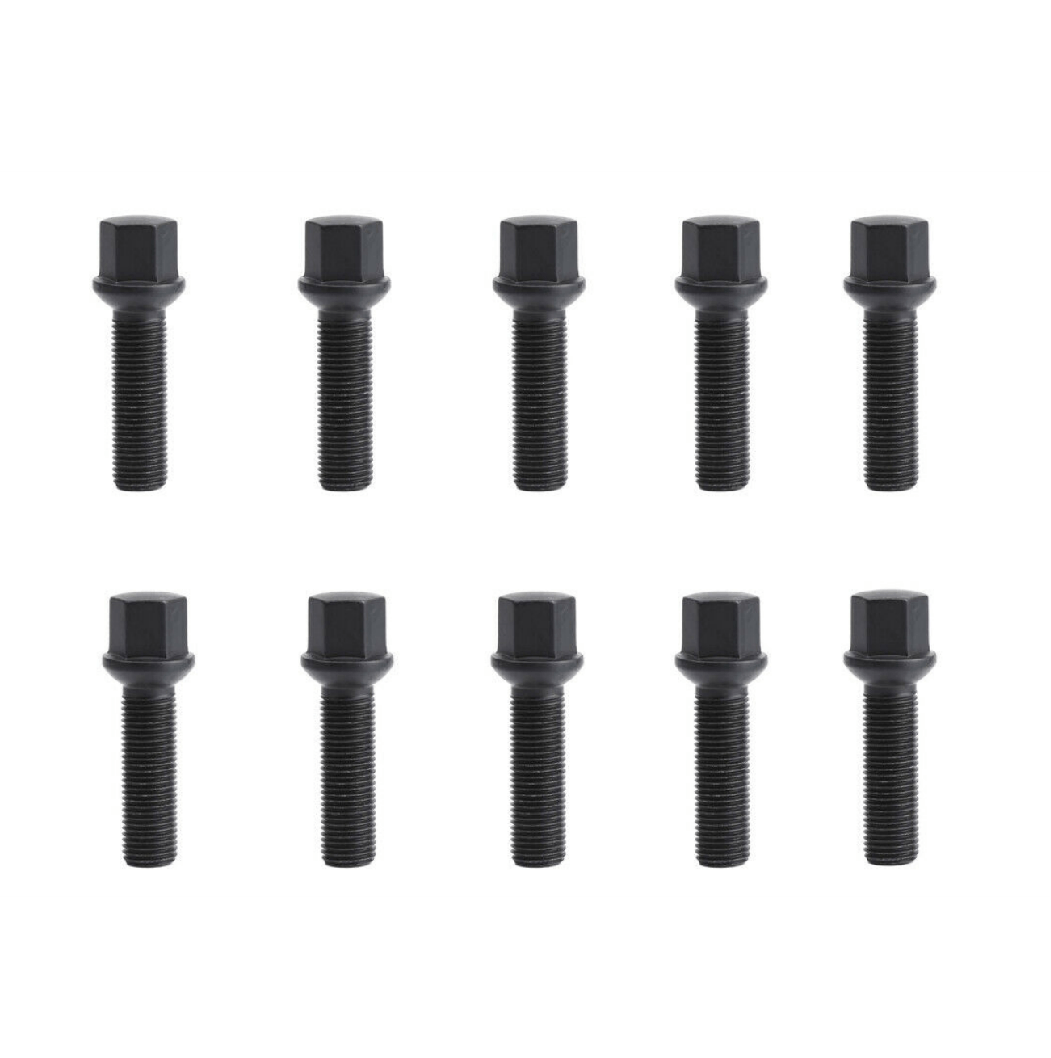 40mm Shank Conical Seat M12x1.5 Aftermarket Lug Bolts For BMW Wheel Spacers