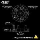 5x100 to 5x114.3 Wheel Adapter For Dodge Toyota Chrysler Bolt Pattern Conversion Kit-4