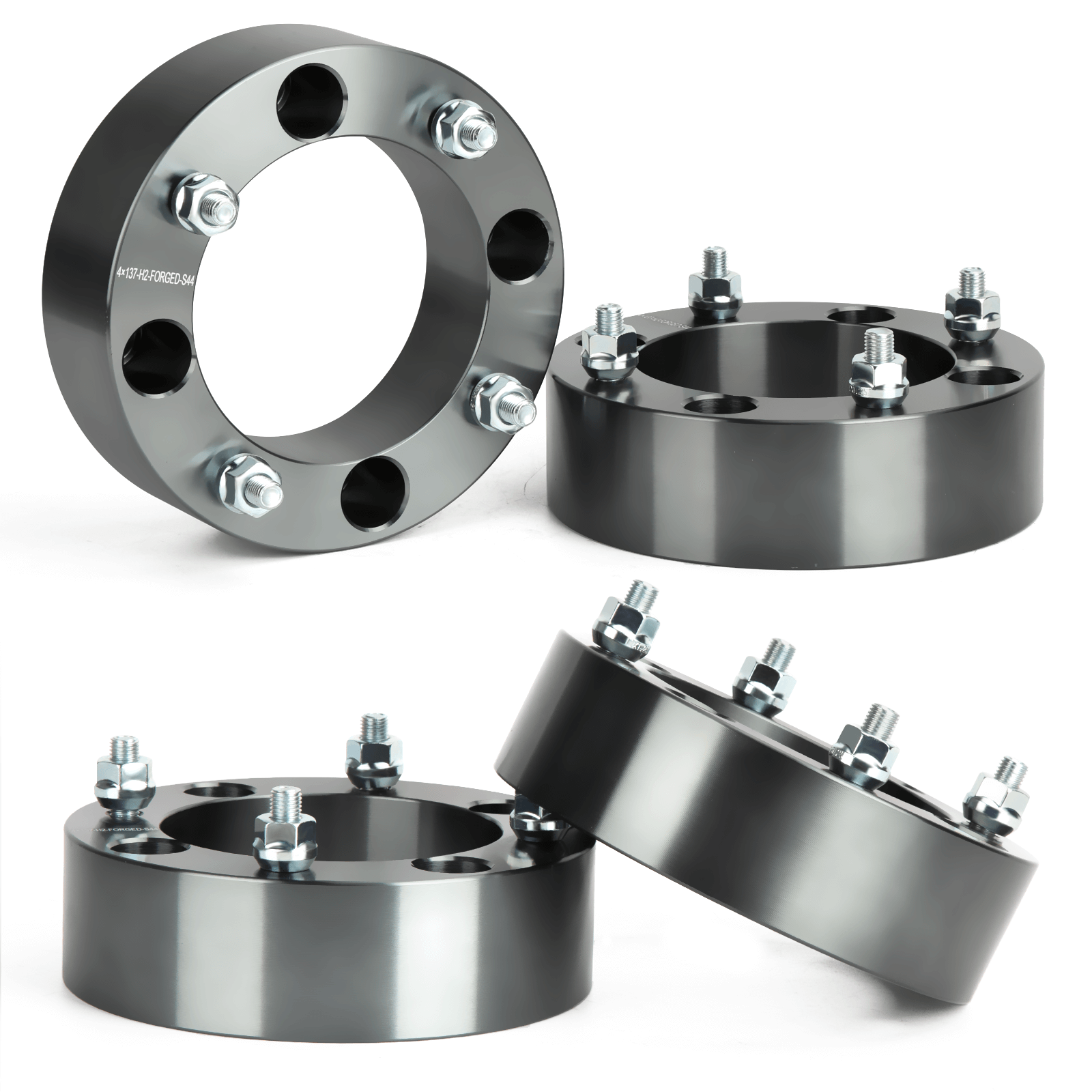 ATV Wheel Spacers 4x137mm 2 Inch with 10x1.25 Studs For Bombardier Kawasaki Can-Am Suzuki