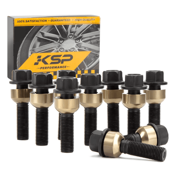 10pcs 14x1.5 Aftermarket Lug Bolts For Porsche