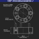2 inch 5x4.5 Wheel Spacer Forged For Ford Mustang Explorer Ranger-3