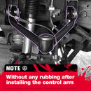 Installation diagram of KSP 1999-2006 Silverado Sierra 1500 control arm