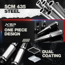 SCM 435 Steel Construction, One Piece Design, Dual Coating for Durability