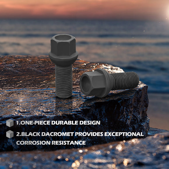 20pcs 14x1.5 Ball Seat 28MM Lug Bolts For AUDI MERCEDES