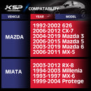 2006-2017 Jeep Compass Patriot 5x4.5 1" Wheel Spacers-3