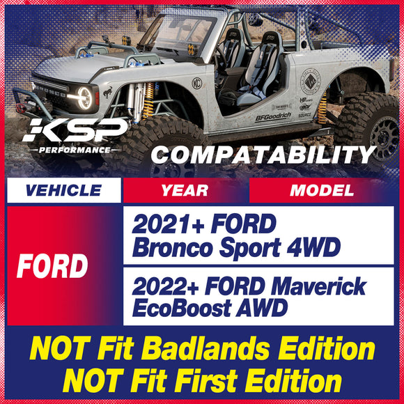 2021-2023 Ford Bronco Sport 1.5" Front and Rear Full Leveling Lift Kit