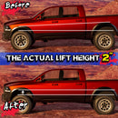 KSP 2 inch Front Lift Kits For 2006-2026 Dodge Ram 1500 Installation Effect