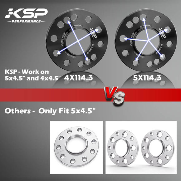 Hubcentric Wheel Spacers 2PC 5×4.5"/ 4×4.5" 66.1CB for Nissan 350Z 370Z Altima Infiniti FX35 G35 - KSP performance 
