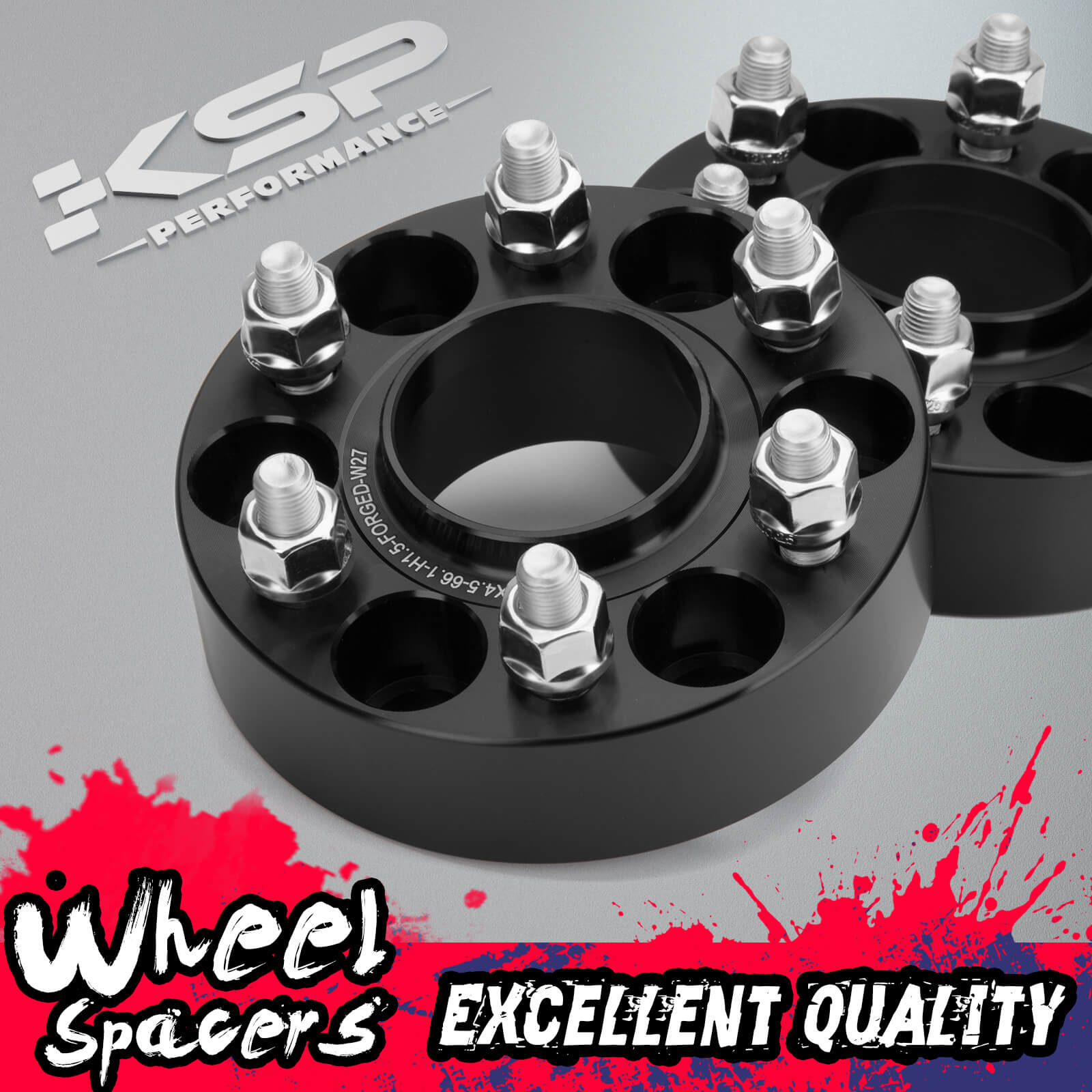 1.5" 6×4.5 Hubcentric Wheel Spacers For Nissan Frontier Pathfinder Xterra - KSP performance 